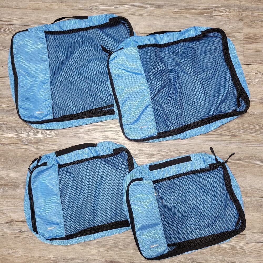 Amazon Packing Cubes, 2 XL & 2 L - Blue